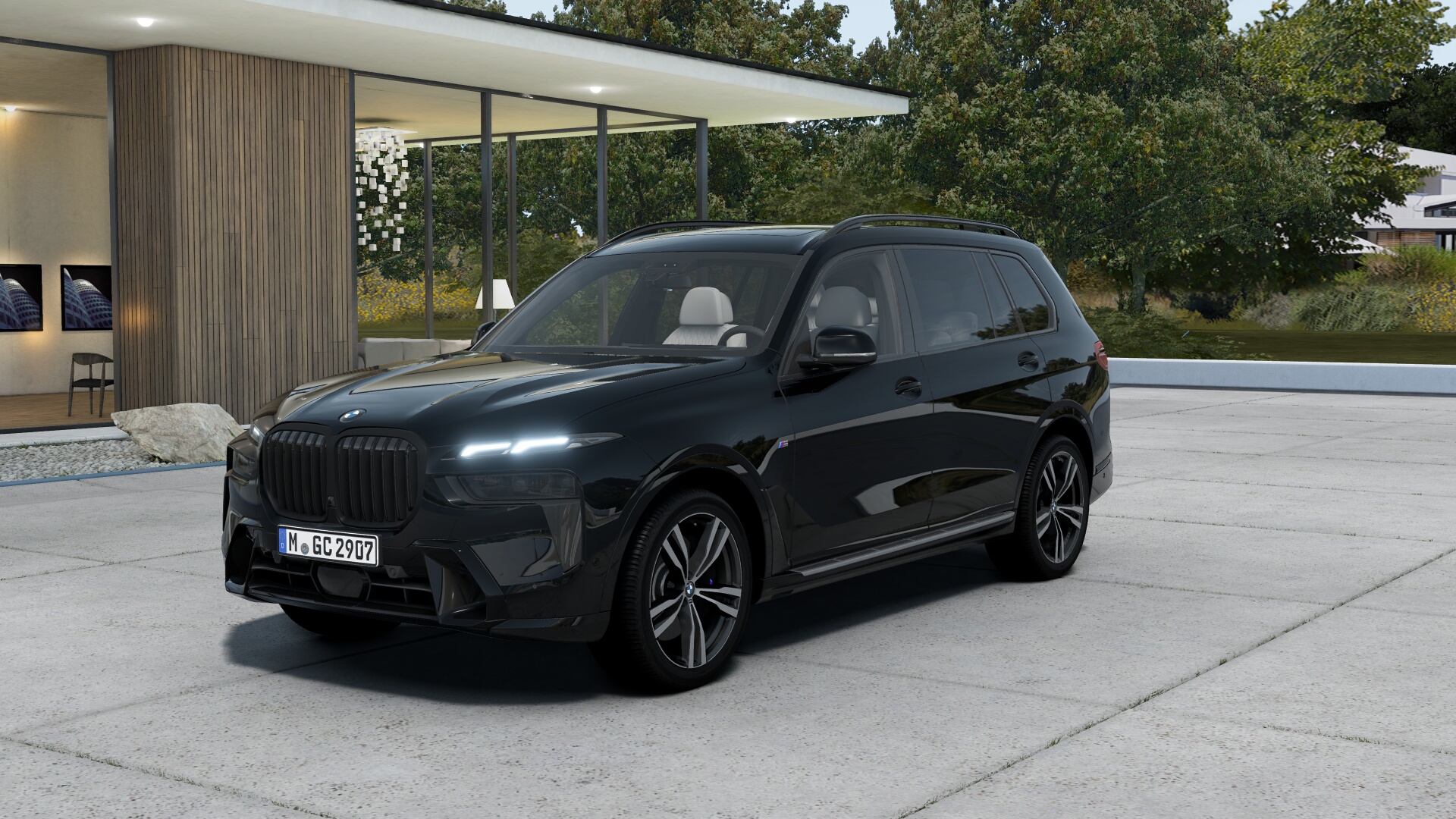 BMW X7 40d xDrive Msport | FACELIFT | SKLADEM | nové české auto ihned k předání | nejoblíbenější velké SUV s naftovým motorem 340 koní | černá s bílou kůží | super výbava | skvělá cena | nákup online | AUTOiBUY.com